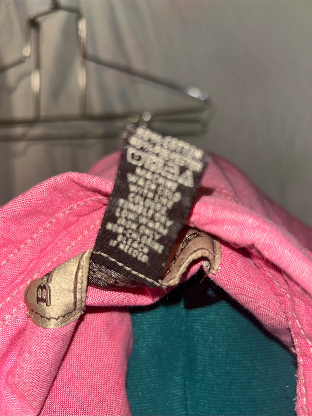 Bit & Bridle Pink Ruffle Front Button Shirt - Picture 4 of 9